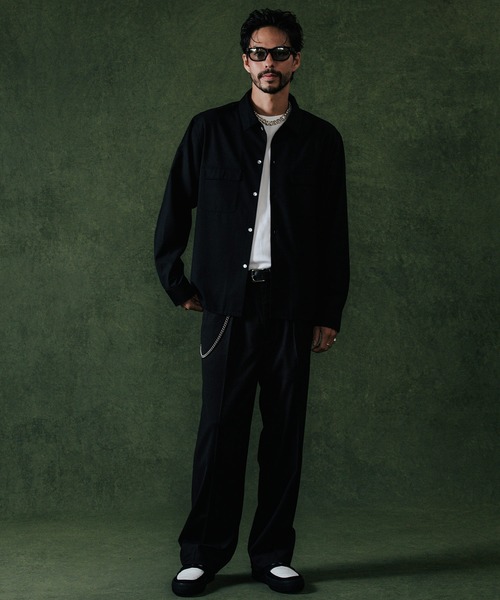 CRIMIE（クライミー） シャツ FLAP POCKET LONG SLEEVE SHIRT