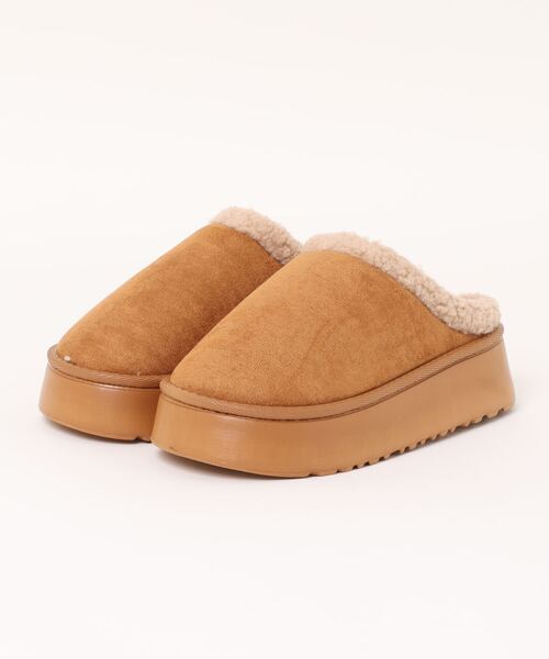 スリッポン もこもこ フェイクムートン レディース : ZOZOTOWN Yahoo