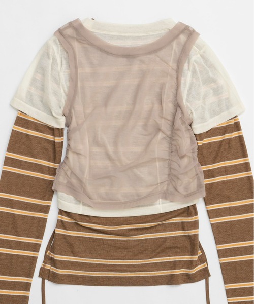 メゾンスペシャル マルチレイヤードセット MAISON SPECIAL tシャツ Multiway Layered Tops/マルチ