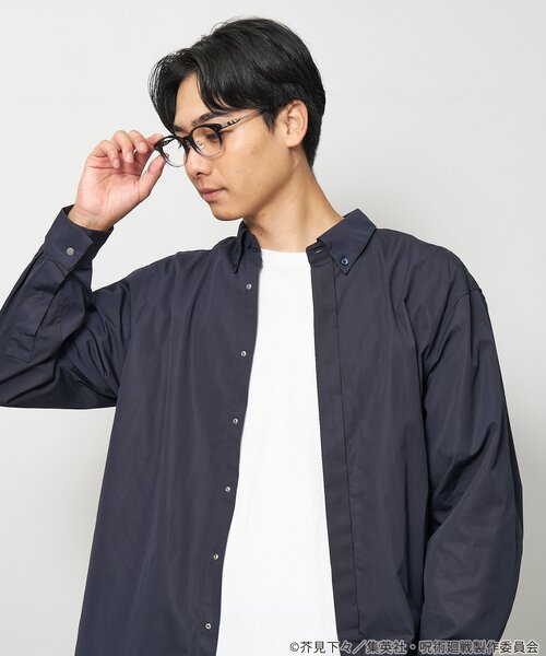 Zoff 伊達メガネ メガネ 眼鏡 「伏黒恵モデル」ボストン型