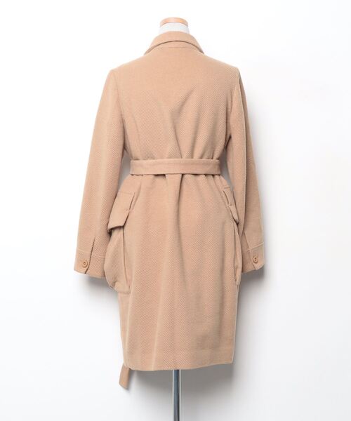 「RED SEAM」 ステンカラーコート 38 ブラウン レディース_画像2