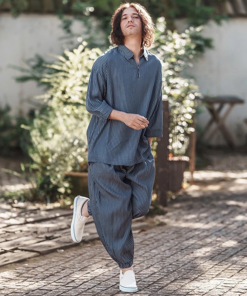 CAMBIO（カンビオ） 七分袖 シャツ メンズ : ZOZOTOWN Yahoo!店 - 通販