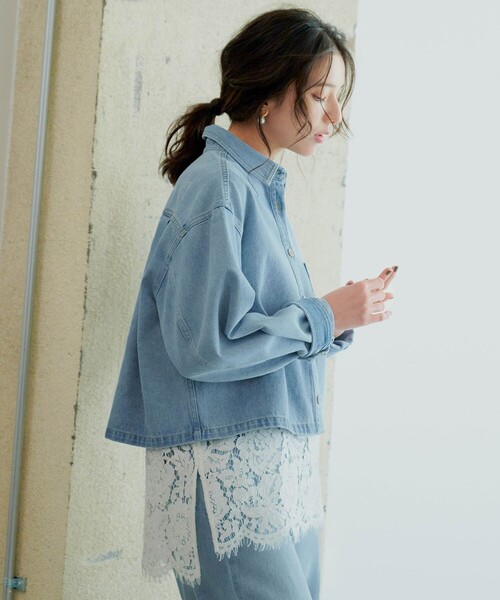 デニムジャケット gジャン 「SLOW/一部店舗限定」LIGHT DENIM 