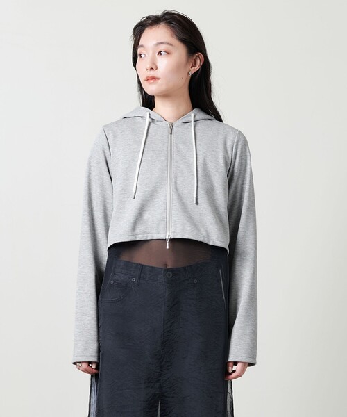 パーカー 「MARW UNITED ARROWS」ショート ジップアップ パーカー レディース MARW UNITED ARROWS パーカー 「MARW ARROWS」ショート ジップ