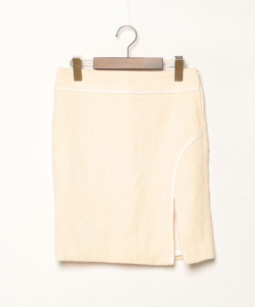 【新品・未使用】PINKY&DIANNE メタルプレートタイトスカート／ベージュ PINKY&DIANNE（ピンキー アンド ダイアン） タイトスカート 38