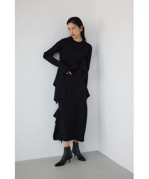 PLUS（AZUL BY MOUSSY） ワンピース 「PLUS」アシンメトリーレイヤード