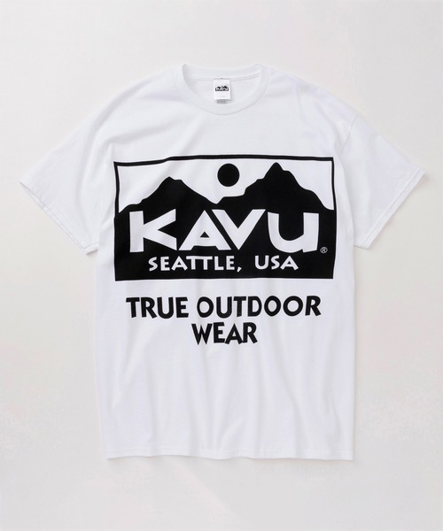KVIBABA Kvi Big Logo Tee（Black）Mサイズ KAVU（カブー） tシャツ Big Logo Tee/ビッグロゴティー メンズ