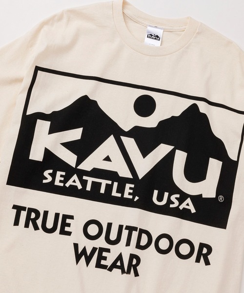 KVIBABA Kvi Big Logo Tee（Black）Mサイズ KAVU（カブー） tシャツ Big Logo Tee/ビッグロゴティー メンズ