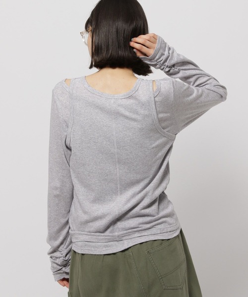 tシャツ タンクレイヤードカットソー レディース セール】タンクレイヤードCT（Tシャツ/カットソー）｜ems excite