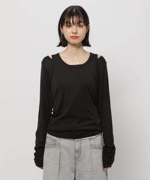 tシャツ レイヤード2パックT / タンク「セット」 レディース niko and… tシャツ タンクレイヤードTシャツ レディース