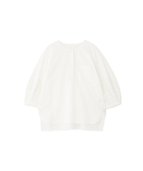 ブラウス シャツ レースドッキングコットンチュニック レディース ITEMS URBANRESEARCH ブラウス シャツ レースベストドッキング