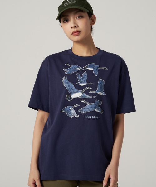 Eddie Bauer（エディーバウアー） tシャツ グラフィックプリント T