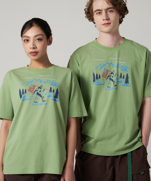 Eddie Bauer（エディーバウアー） tシャツ グラフィックプリント T