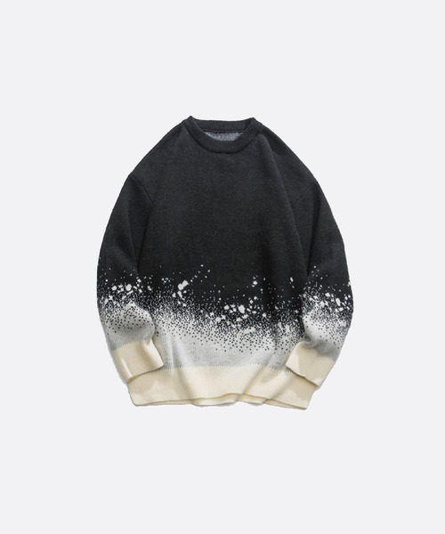 U：UME（ユーム） セーター ニット Flecked Gradient Jersey Sweater