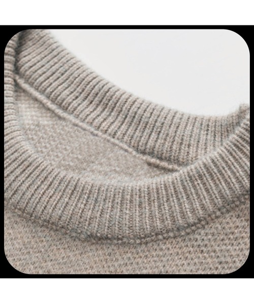 U：UME（ユーム） セーター ニット Flecked Gradient Jersey Sweater