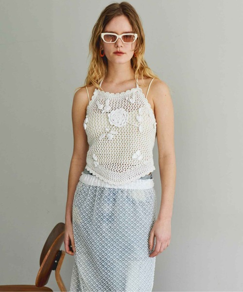 MAISON SPECIAL ベスト ジレ Motif Bustier/モチーフビスチェ