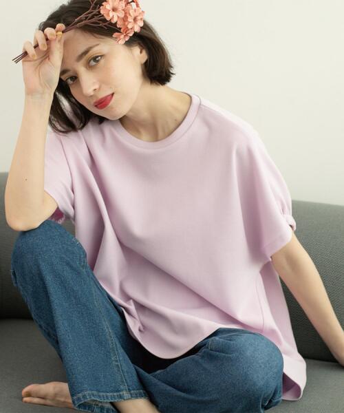 OPAQUE.CLIP tシャツ リラクシードルマンスリーブトップス「UV
