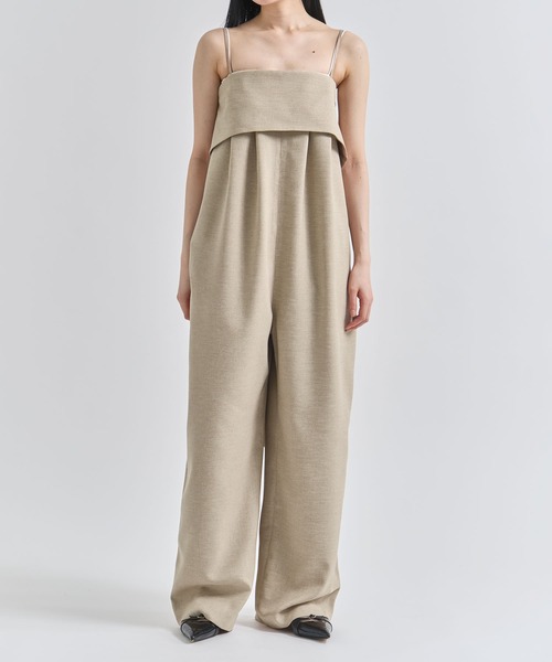 サロペット・オーバーオール・オールインワン louren back open combinaison louren オールインワン 「ZOZOTOWN限定」「Louren/ローレン