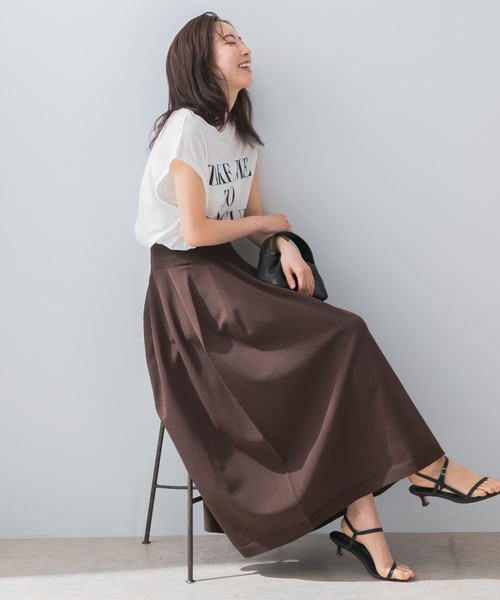 F by ROSSO スカート ROSSO ウォッシャブルコクーンニット F by ROSSO スカート ROSSO ウォッシャブルコクーンニット
