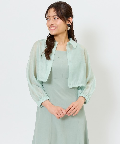 AND COUTURE(アンドクチュール) セットアップ 夏 シアーシャツ AND COUTURE(アンドクチュール) セットアップ 夏 シアーシャツ