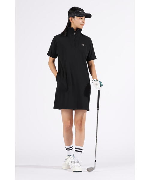   -   Golf スウェットワンピース L ストレッチ スウェット ハーフジップ ワンピース (WOMENS) | new
