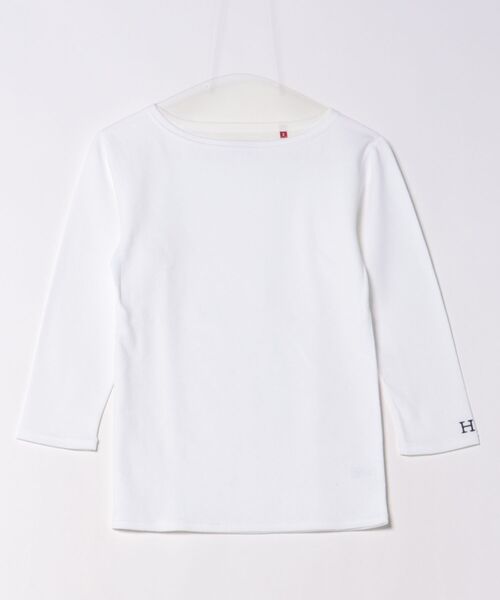 tシャツ ストレッチフライス ボートネック ハーフスリーブ Tシャツ ウイメンズ レディース