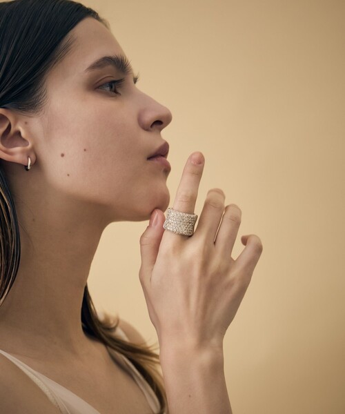 美品【ete】925 リング✧*。 ete bijoux 指輪 リング 「トーン」 ビジュー パヴェ レディース