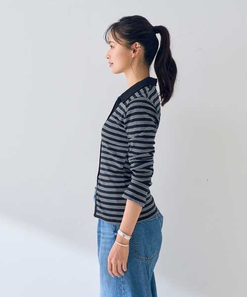 カーディガン Robert P. Miller/Light Prib Cardigan レディース Robert P. Miller カーディガン 「Robert P.Miller / ロバート