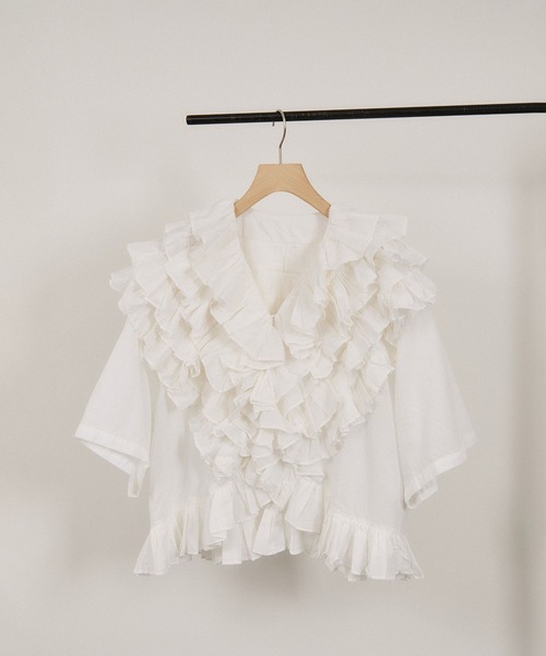 crinkle ブラウス シャツ 「crinkle crinkle（クリンクル