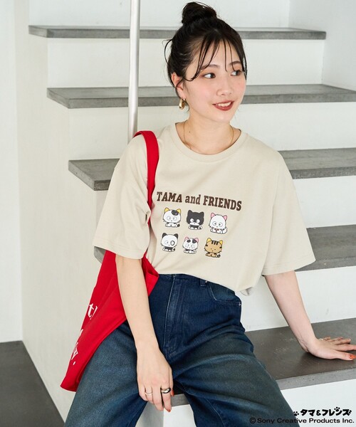 FREAK'S STORE tシャツ 限定展開 別注 タマ＆フレンズ フロント