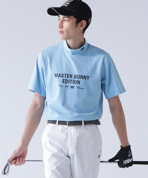 tシャツ 「MASTER BUNNY EDITION」リバーシブルメッシュ半袖モックネックカットソー レディース MASTER BUNNY EDITION tシャツ 「MASTER EDITION」リバーシブル