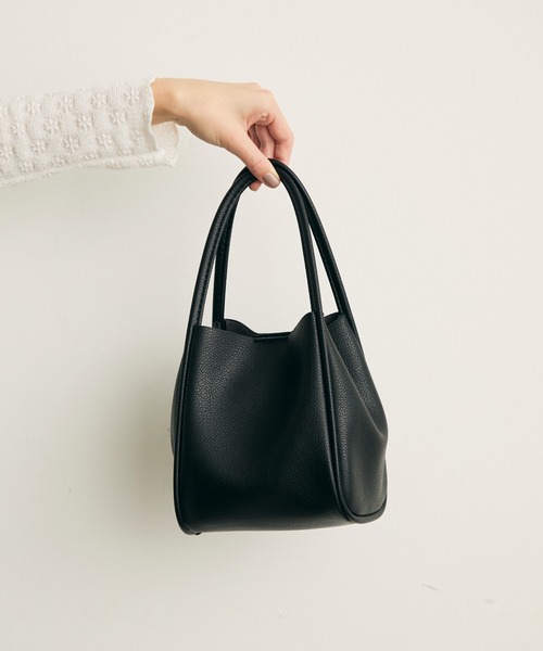 Lunea ハンドバッグ 3wayフェイクレザーミニバッグ/ポーチ＆2種類の