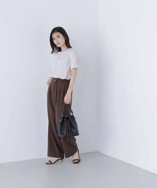 ブラウス シャツ always natural「ブラウス」 レディース N.Natural Beauty Basic ブラウス シャツ バイカラートリミング
