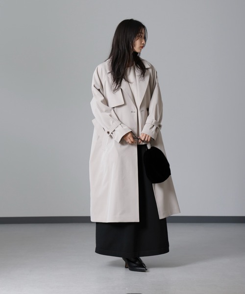 NANO universe（ナノ・ユニバース） トレンチコート S ベージュ