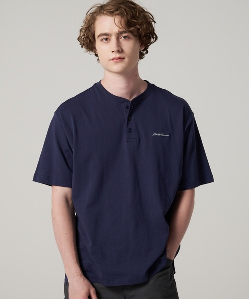 Eddie Bauer（エディーバウアー） ヘンリーネック tシャツ クラシック
