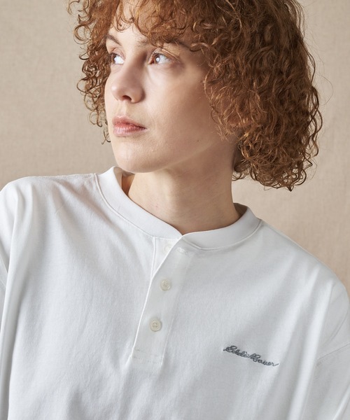 Eddie Bauer（エディーバウアー） ヘンリーネック tシャツ クラシック