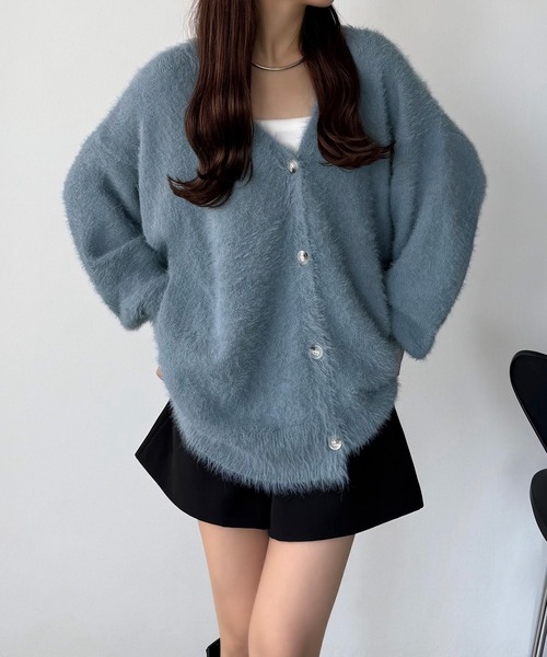 callautia（カラウティア） セットアップ 薄手ニットシャギー