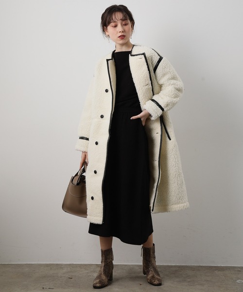 「VIS」 ニットワンピース FREE グリーン レディース_画像6