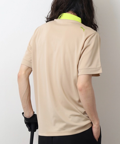 PUMA（プーマ） ポロシャツ ゴルフ P ストレッチカノコ PロゴS/S ポロ