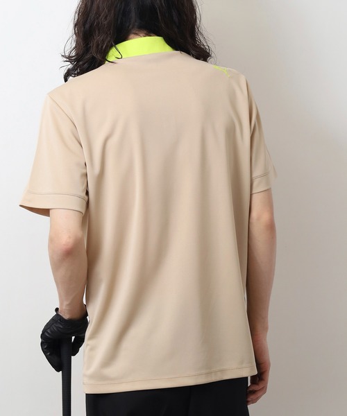 PUMA（プーマ） ポロシャツ ゴルフ P ストレッチカノコ PロゴS/S ポロ