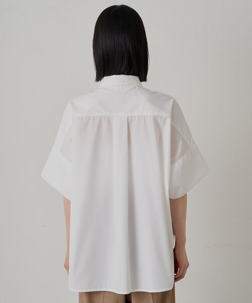 Loungedress ブラウス シャツ ビッグカフスシャツ レディース