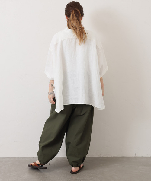JOURNAL STANDARD LUXE ブラウス シャツ 40リネンワッシャー V
