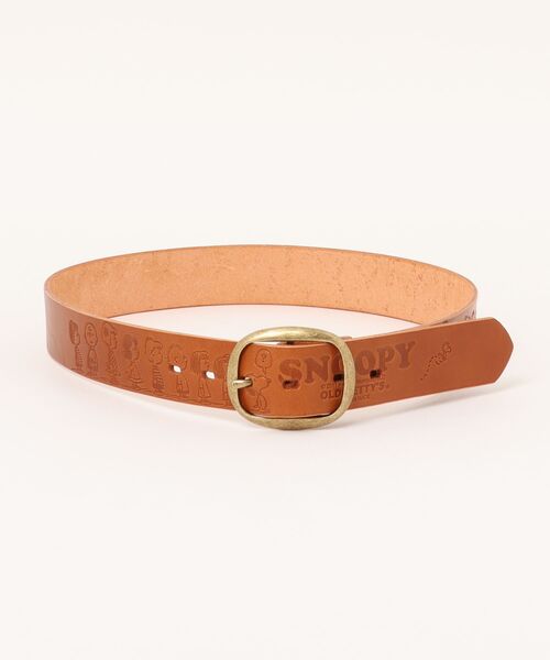 SNOOPY×OLD BETTY'S ベルト 「日本製」スヌーピー 「SNOOPY」 Embossed