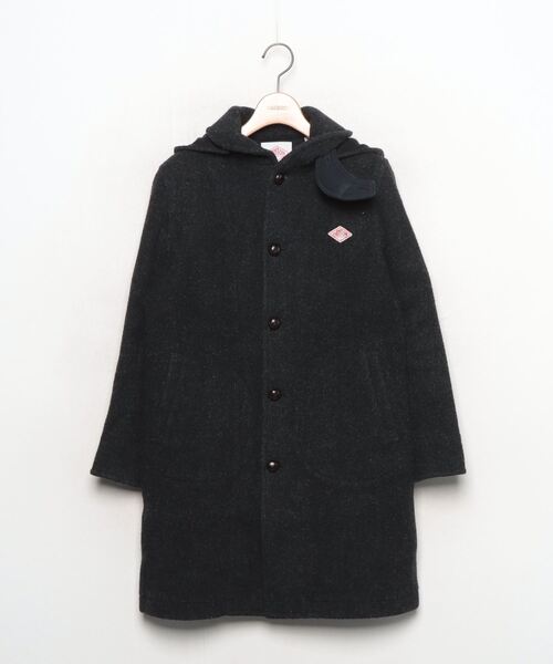 DANTON フード付きコート34 Danton（ダントン） コート 34 グレー レディース : ZOZOTOWN Yahoo!店