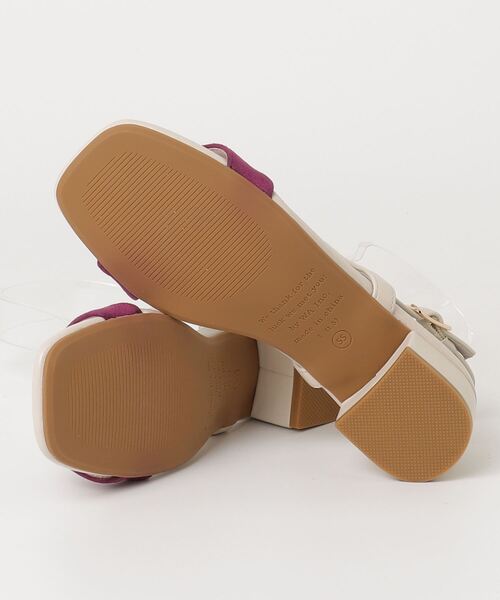 「WA ORiental TRaffic」 ヒールサンダル SS ベージュ レディース_画像3