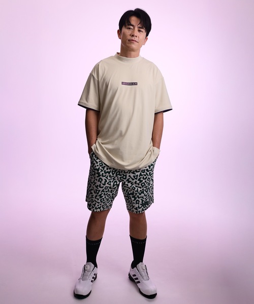 パンツ IRISHMAN signature logo half pants IRISHMAN パンツ 「REFLECT」signature logo half pants / 光る