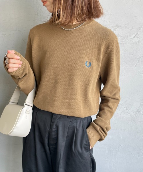 FRED PERRY 七分丈ニット　フレッドペリー FRED PERRY ニット セーター 「FRED PERRY/フレッドペリー