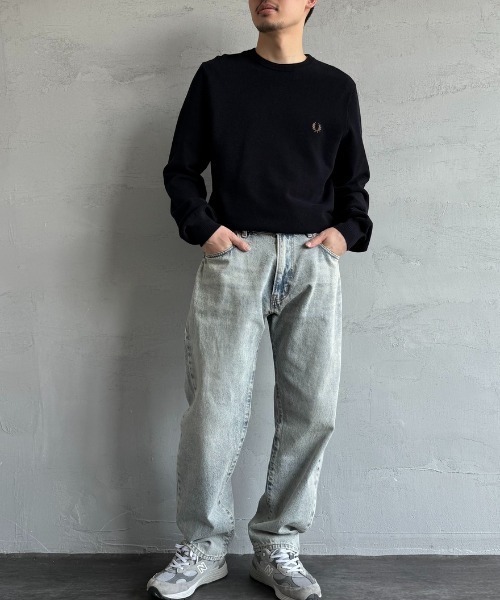 DIESEL ディーゼル M-ANCHOR Dフロントロゴ ダメージ加工 長袖ニット