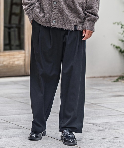 CAMBIO（カンビオ） ワイドパンツ スラックス mp13917-Slacks Fabric