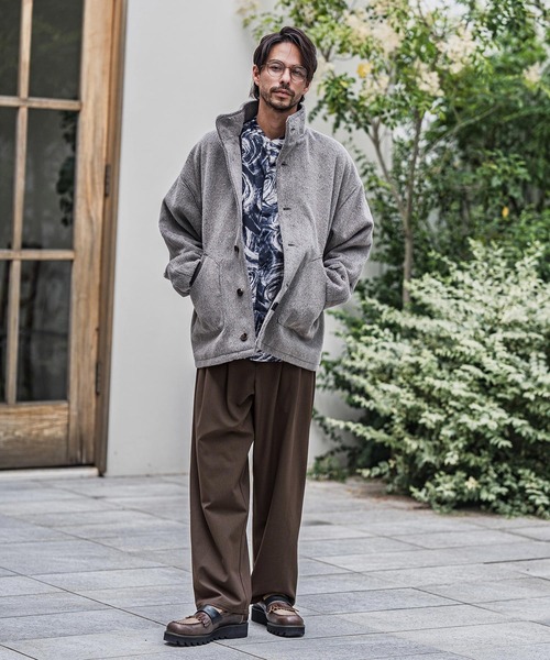 CAMBIO（カンビオ） ワイドパンツ スラックス mp13917-Slacks Fabric